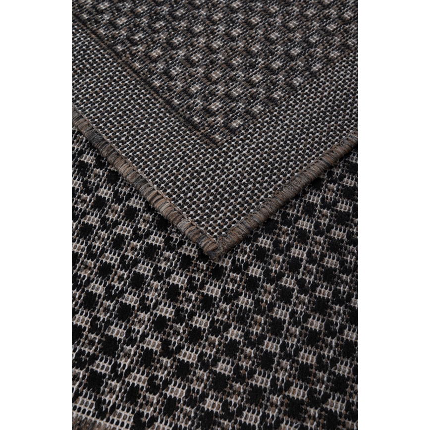 Tapis d'extérieur EXPRESS NEW OUTDOOR 120x160 cm anthracite/marron