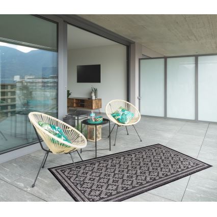 Tapis d'extérieur EXPRESS NEW OUTDOOR 160x220 cm anthracite/gris