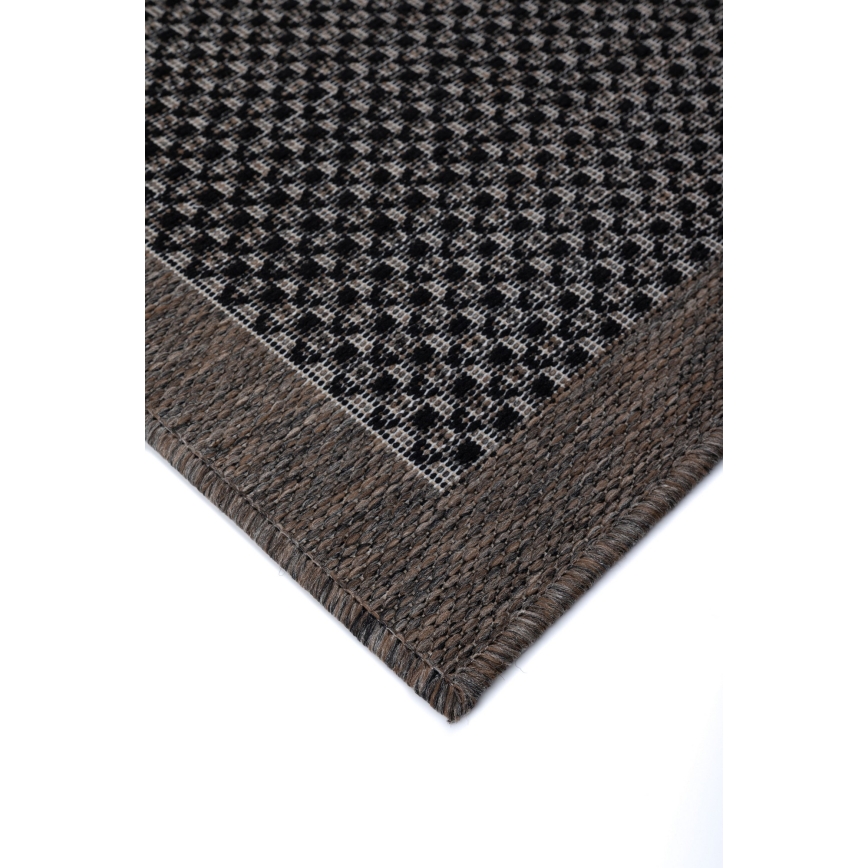 Tapis d'extérieur EXPRESS NEW OUTDOOR 160x220 cm anthracite/marron