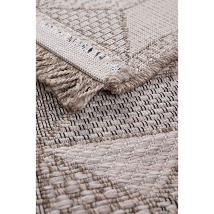 Tapis d'extérieur ORIA 160x220 cm gris/beige