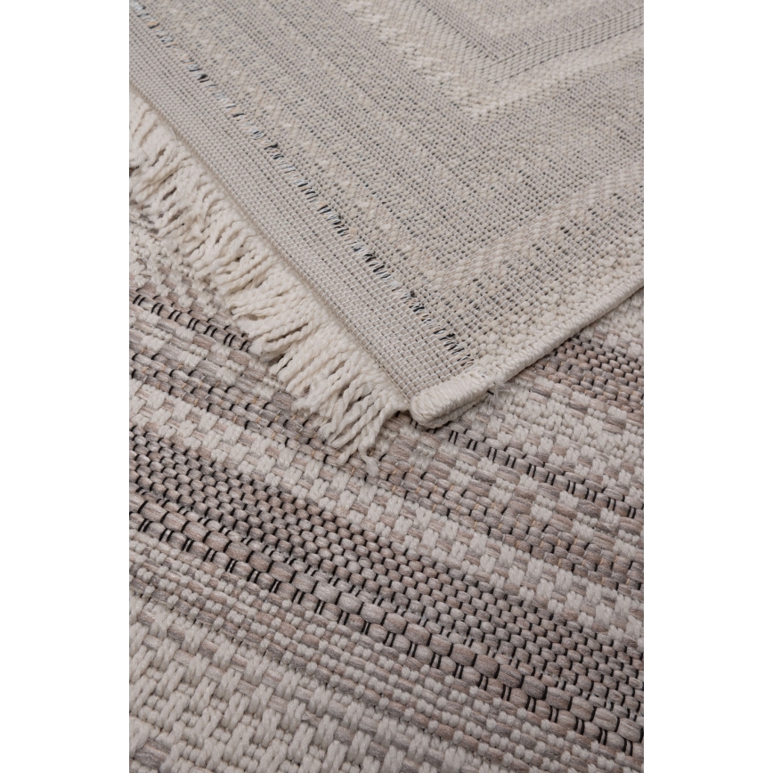 Tapis d'extérieur ORIA 70 x 140 cm gris