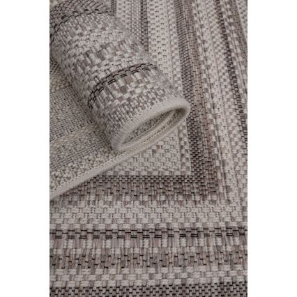 Tapis d'extérieur ORIA 70 x 140 cm gris