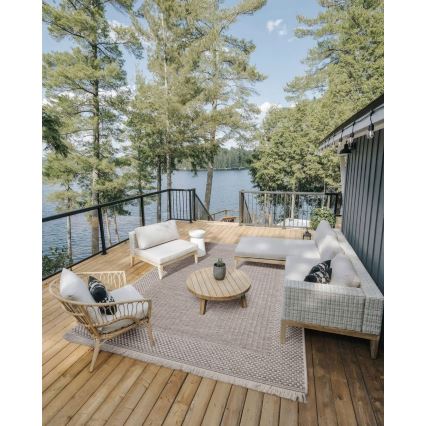 Tapis d'extérieur ORIA 70x140 cm beige