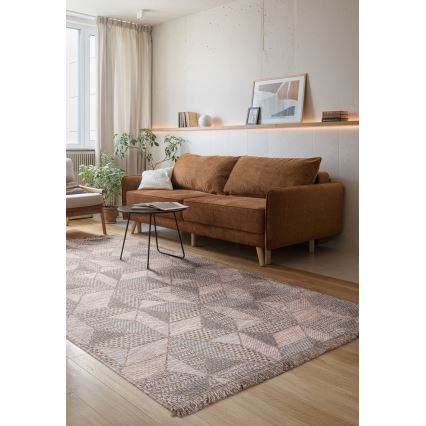 Tapis d'extérieur ORIA 70x140 cm gris/beige