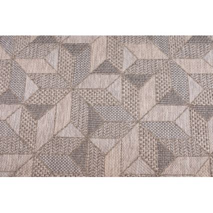 Tapis d'extérieur ORIA 70x140 cm gris/beige
