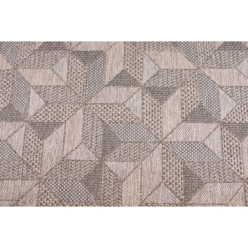 Tapis d'extérieur ORIA 70x140 cm gris/beige