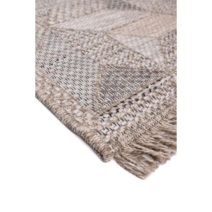 Tapis d'extérieur ORIA 70x140 cm gris/beige