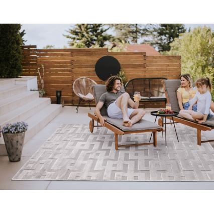 Tapis DORA 160x220 cm gris