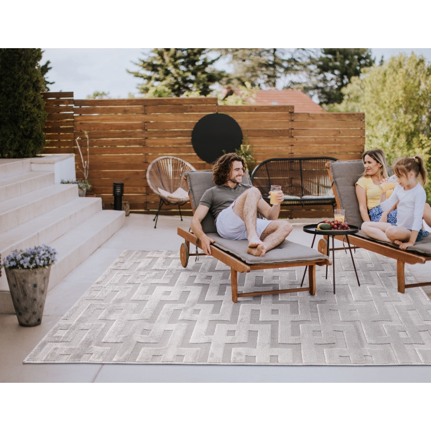 Tapis DORA 160x220 cm gris