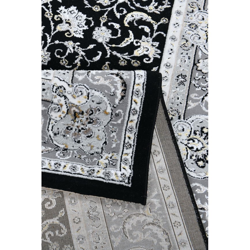 Tapis d'Orient GRECE 120x170 cm 2150 g/m2 noir/gris