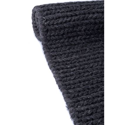 Tapis en laine naturelle FIR WOOL 70x140 cm 2600 g/m2 anthracite