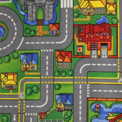 Tapis enfant PLAYTOWN 160x220 cm multicolore/ville