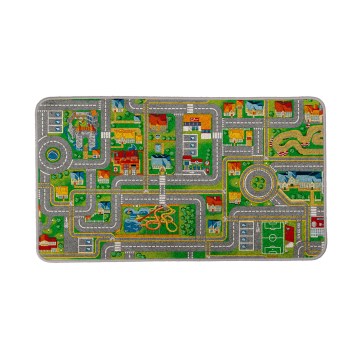 Tapis enfant PLAYTOWN 200x280 cm multicolore/ville