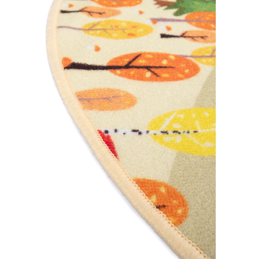 Tapis enfant STELLA STREETS 120 cm beige/ville
