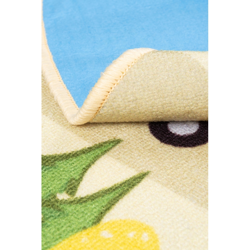 Tapis enfant STELLA STREETS 120 cm beige/ville