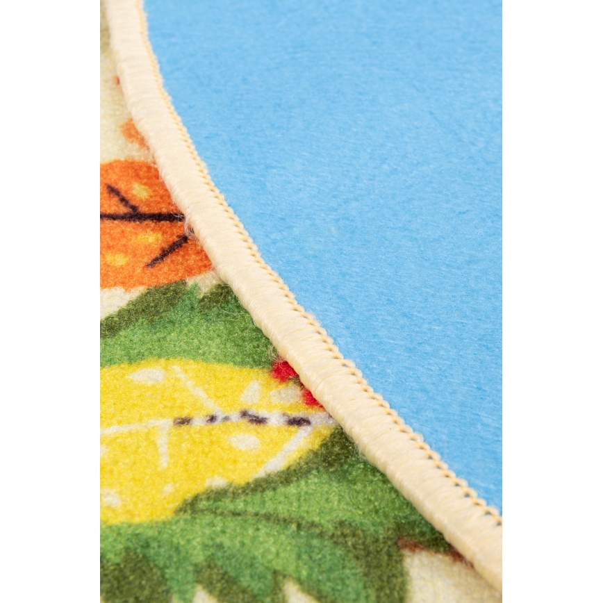 Tapis enfant STELLA STREETS 120 cm beige/ville