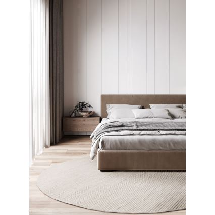 Tapis FIR WOOL 160 cm 2600 g/m2 crème/naturel
