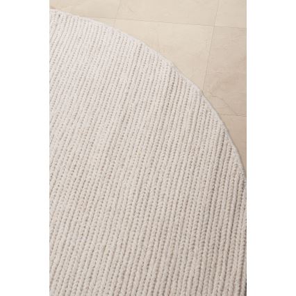 Tapis FIR WOOL 160 cm 2600 g/m2 crème/naturel