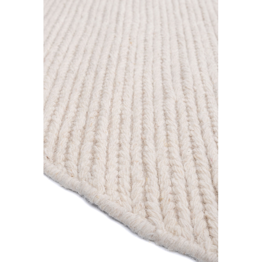 Tapis FIR WOOL 160 cm 2600 g/m2 crème/naturel