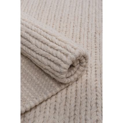 Tapis FIR WOOL 160x230 cm 2600 g/m2 crème/naturel