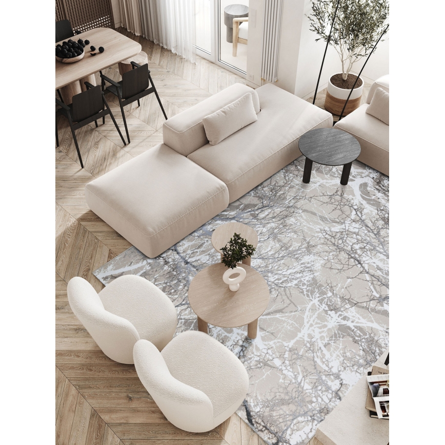 Tapis GRECE 120x170 cm 2150 g/m2 beige/gris/blanc