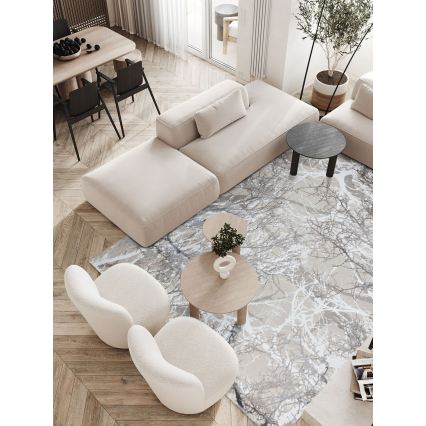 Tapis GRECE 120x170 cm 2150 g/m2 crème/gris/blanc