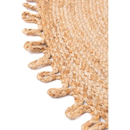 Tapis JUTA 100 cm beige/naturel