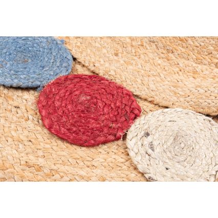 Tapis JUTA 120 cm multicolore/naturel