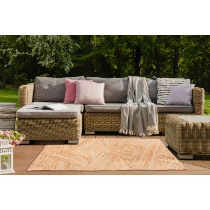 Tapis JUTA 70x140 cm beige/naturel