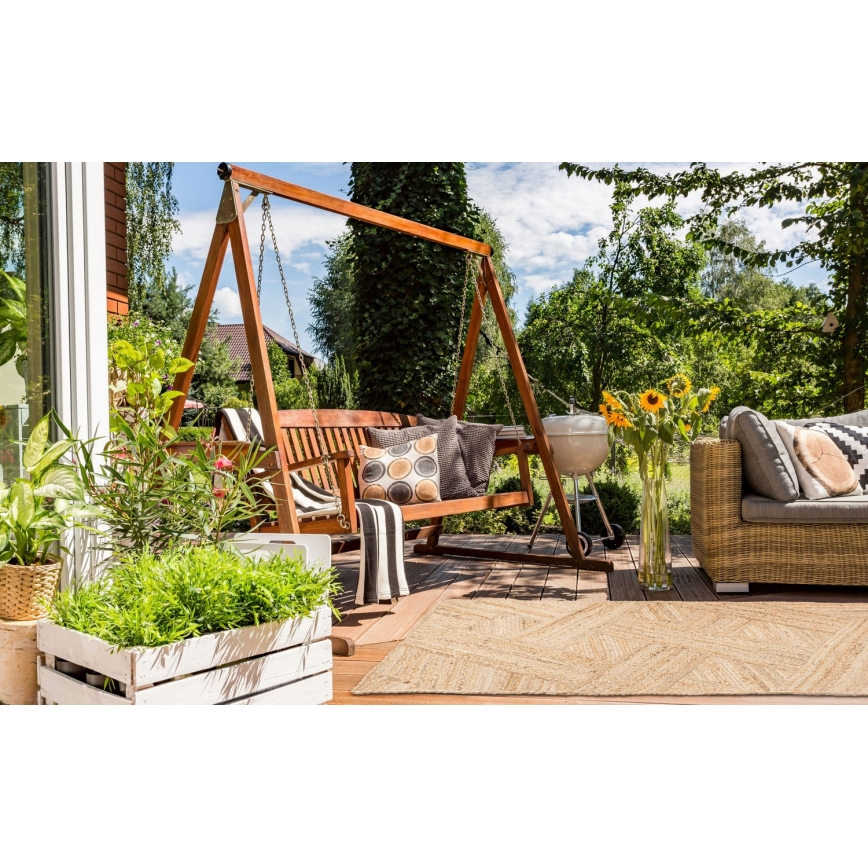 Tapis JUTA 70x140 cm beige/naturel