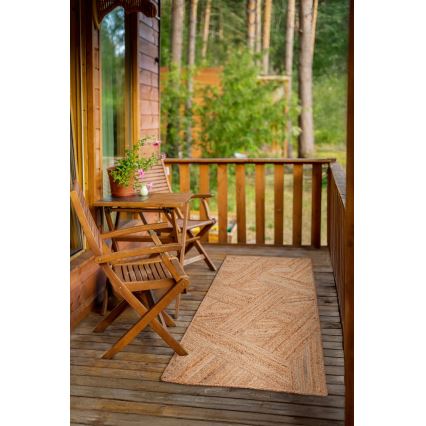 Tapis JUTA 70x140 cm beige/naturel