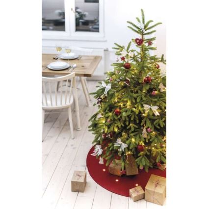 Tapis LED sous le sapin de Noël 12xLED/1,2W/230V