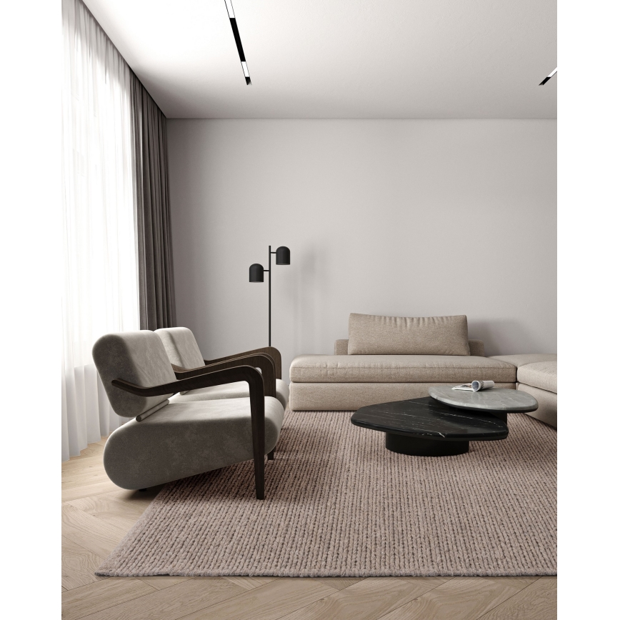 Tapis naturel FIR WOOL 160x230 cm 2600 g/m2 beige
