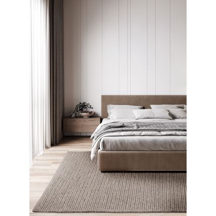 Tapis naturel FIR WOOL 160x230 cm 2600 g/m2 beige
