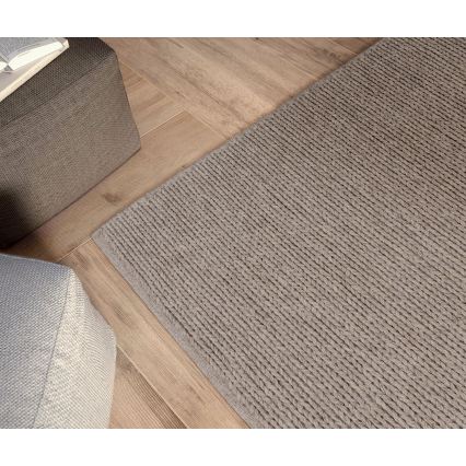 Tapis naturel FIR WOOL 160x230 cm 2600 g/m2 beige