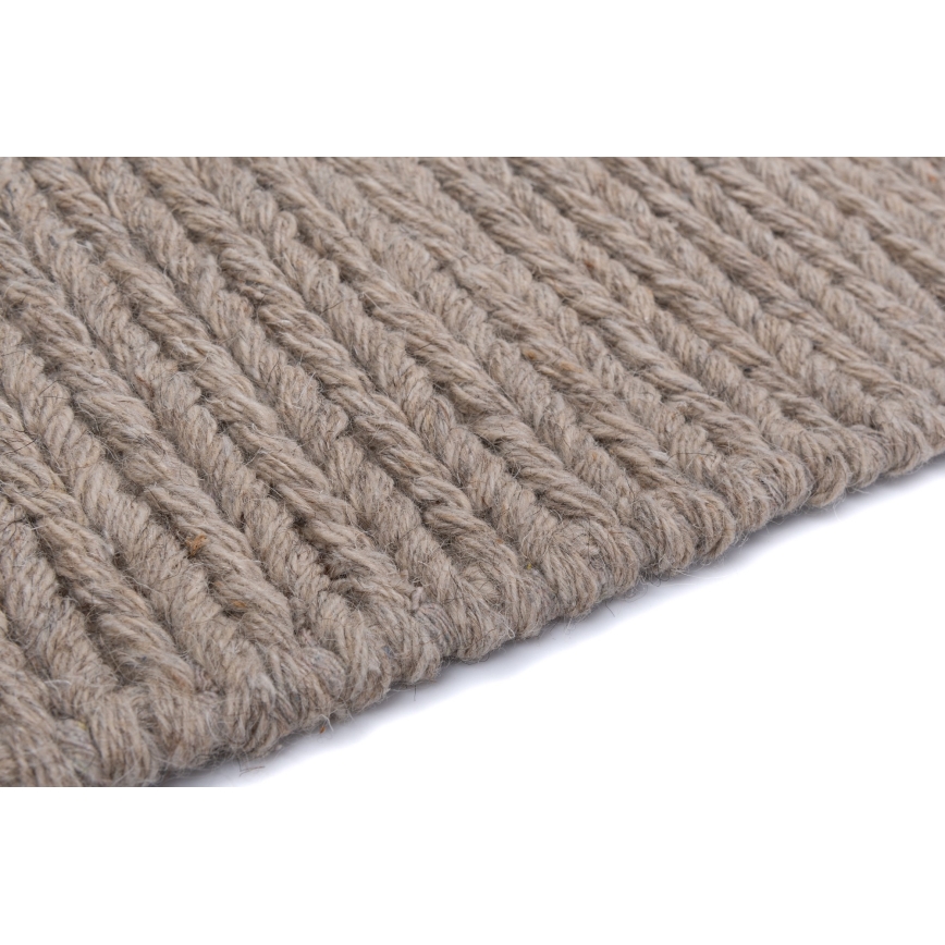 Tapis naturel FIR WOOL 160x230 cm 2600 g/m2 beige