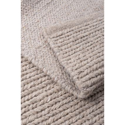 Tapis naturel FIR WOOL 160x230 cm 2600 g/m2 beige