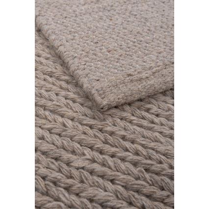 Tapis naturel FIR WOOL 160x230 cm 2600 g/m2 beige