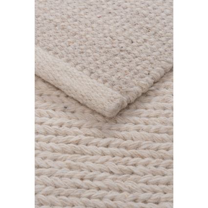 Tapis naturel FIR WOOL 160x230 cm 2600 g/m2 crème