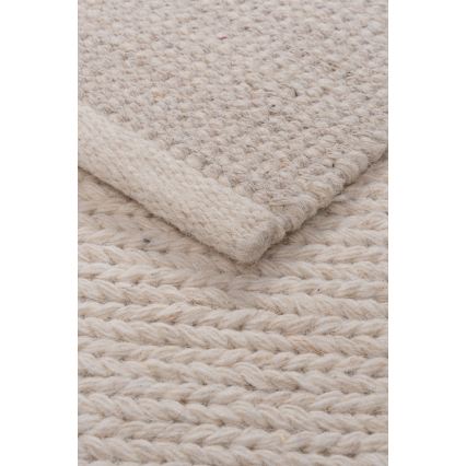 Tapis naturel FIR WOOL 200x300 cm 2600 g/m2 crème