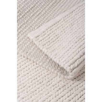Tapis naturel FIR WOOL 200x300 cm 2600 g/m2 crème