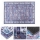 Tapis oriental antidérapant PRINT SHINE 120 x 170 cm bleu