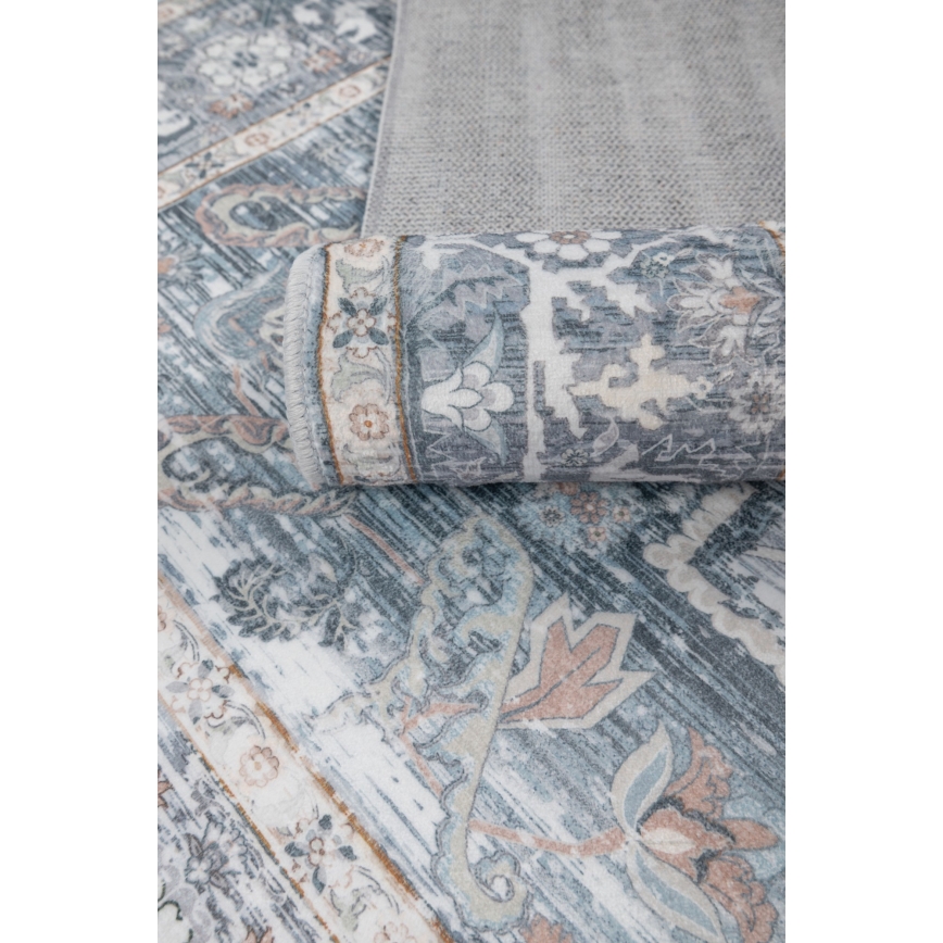 Tapis oriental DOVE-VINTAGE 120 x 170 cm 2600 g/m² gris