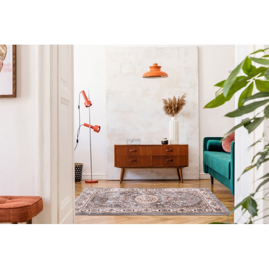 Tapis oriental DUBAI 120x170 cm 2300 g/m² gris