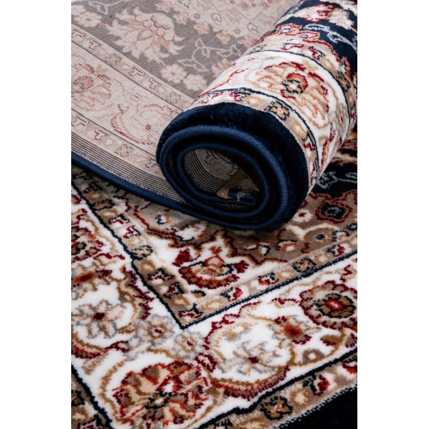 Tapis oriental DUBAI 80 x 150 cm 2300 g/m² multicolore/bleu