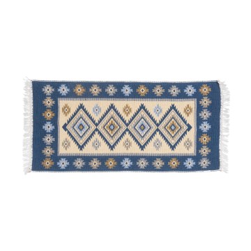 Tapis oriental KILIM 80x150 cm bleu