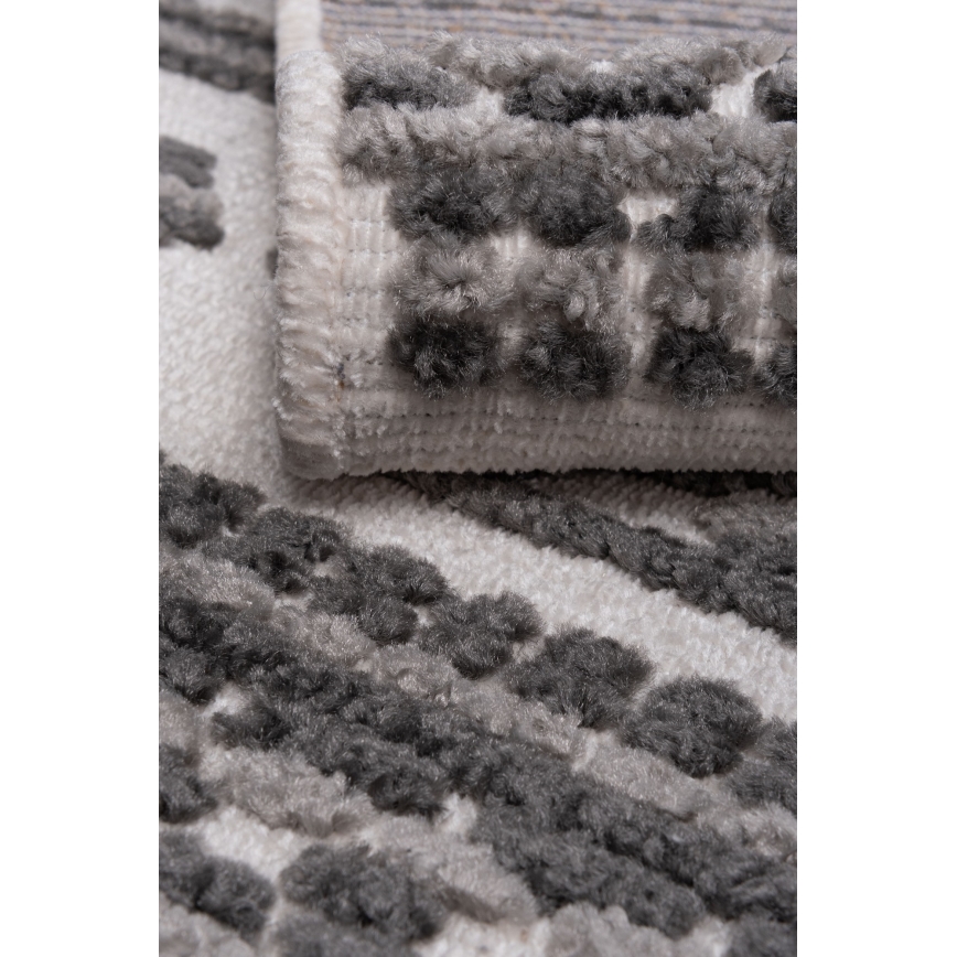 Tapis oriental NEPAL 120x180 cm gris/blanc