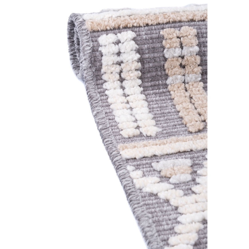 Tapis oriental NEPAL 160 x 230 cm gris/beige