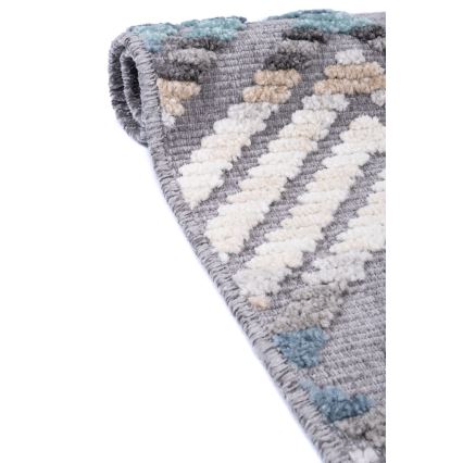 Tapis oriental NEPAL 200 x 280 cm bleu/gris