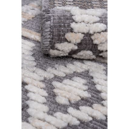 Tapis oriental NEPAL 80x153 cm gris